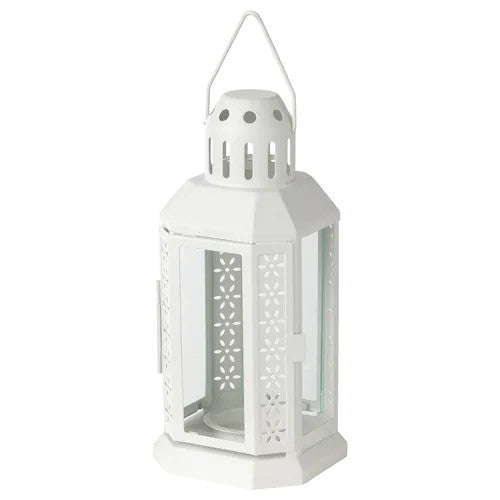 5 Pack of White Metal Miners Lanterns