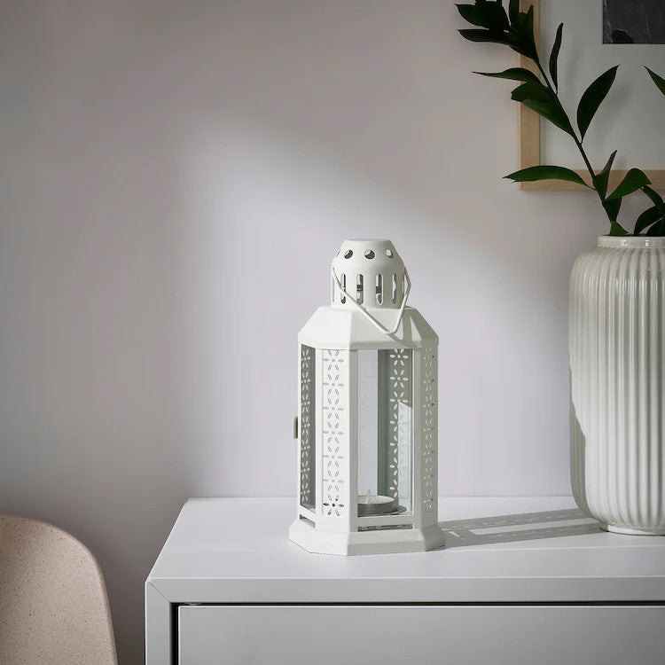 5 Pack of White Metal Miners Lanterns