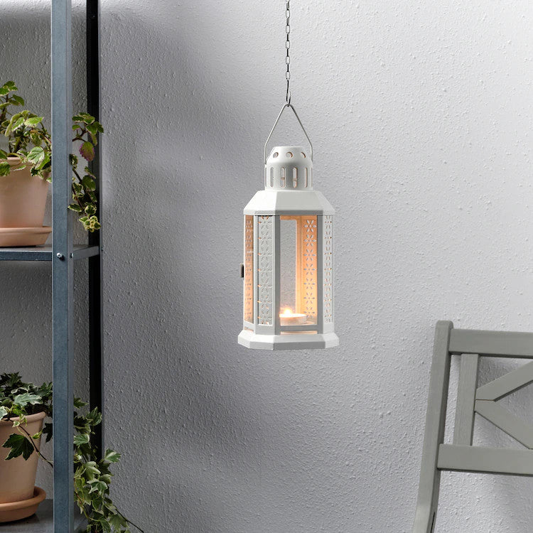 5 Pack of White Metal Miners Lanterns