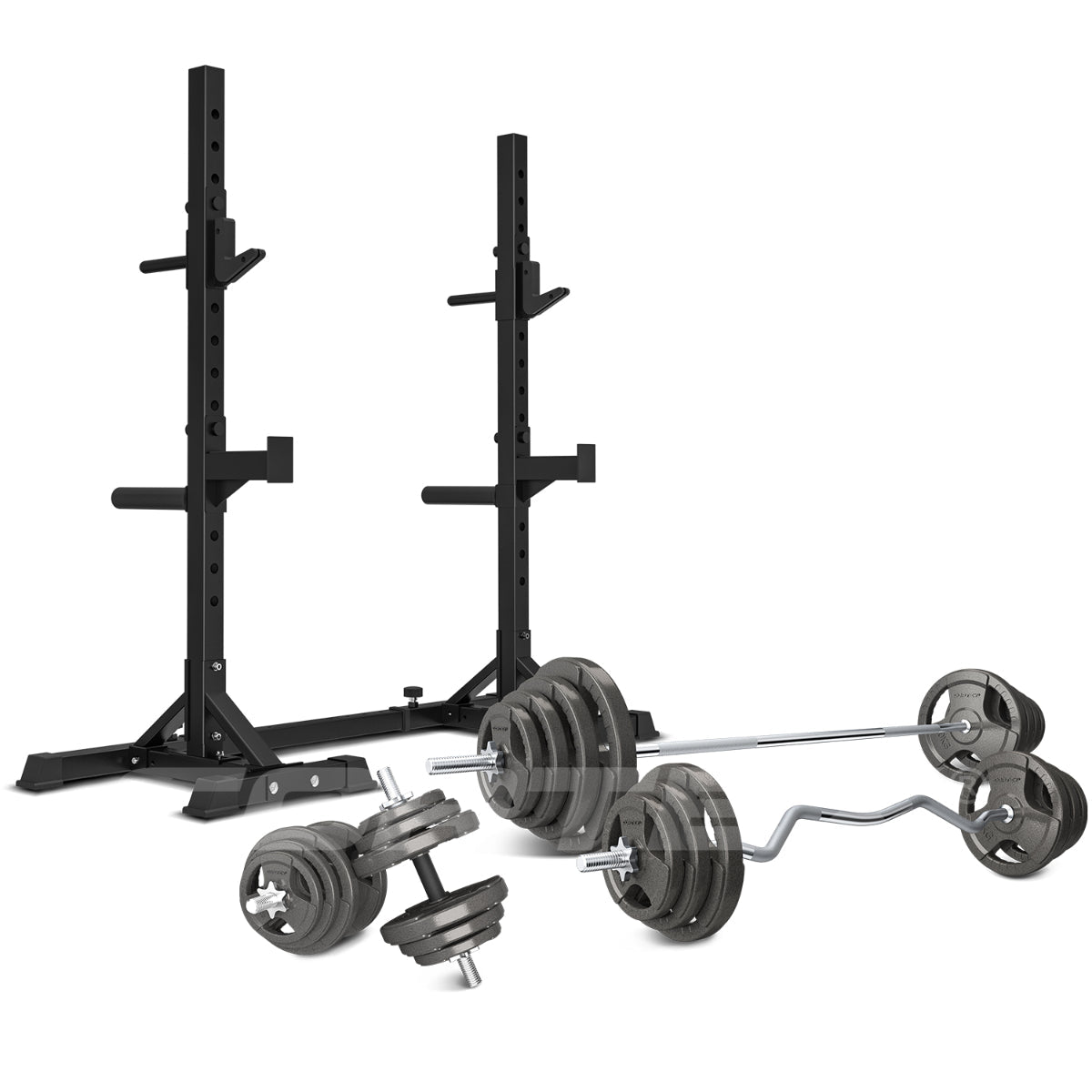 Cortex SR10 Squat Rack with 90kg Weight & Bar Set