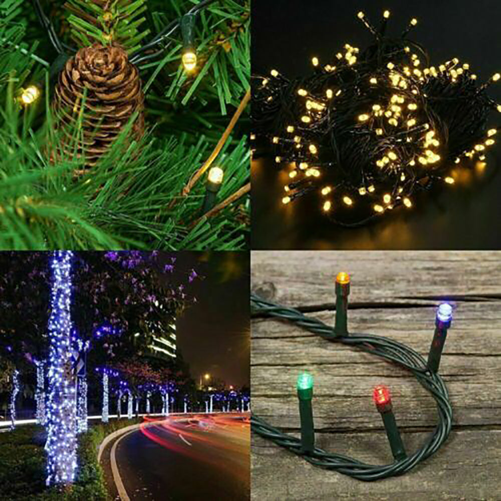 Solar Fairy String LED Lights – 12M–32M Outdoor Garden (22M, 200 LEDs)