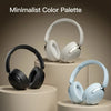 JR SY-T7 Bluetooth 5.4 Over-Ear Headset with Noise-Cancelling Mic – Black