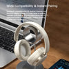 JR SY-T7 Bluetooth 5.4 Over-Ear Headset with Noise-Cancelling Mic – Black