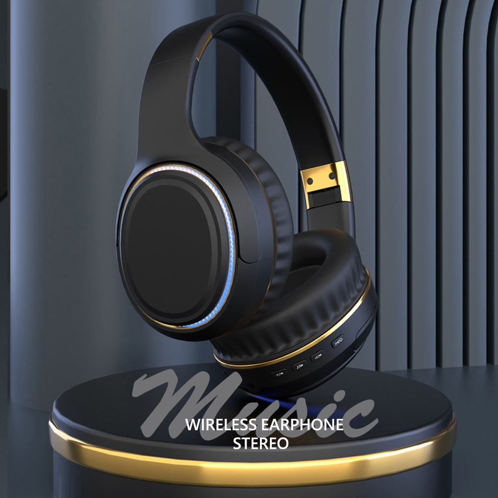 JR H6 Foldable Bluetooth 5.3 ANC Headphones – Black