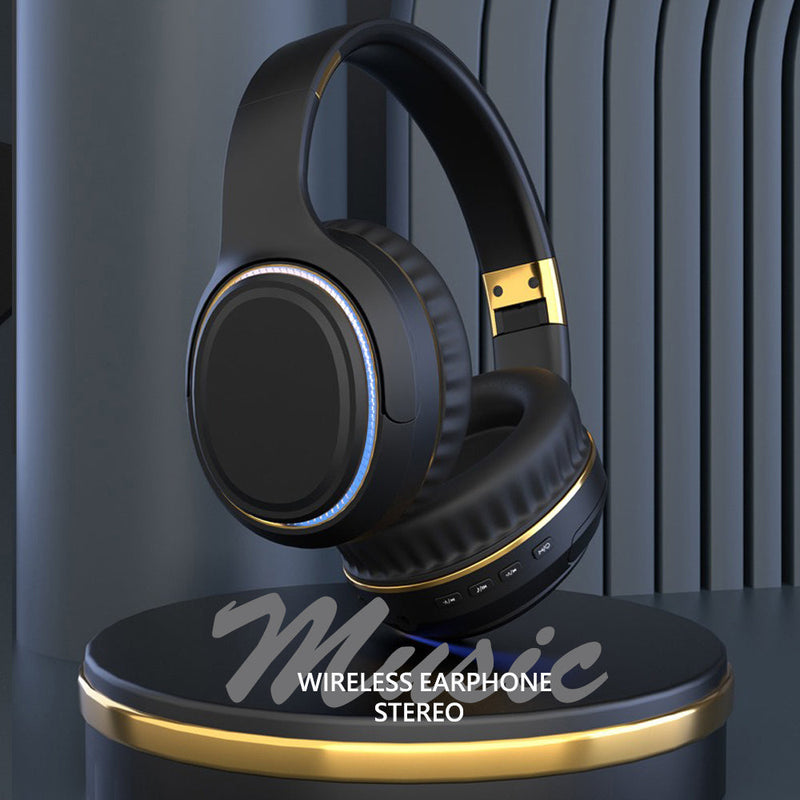 JR H6 Foldable Bluetooth 5.3 ANC Headphones – Black