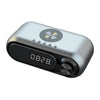 Bluetooth Speaker with 15W Wireless Charger & FM Alarm Clock (Grey)