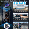 10.26" Wireless Dual Dash Cam with Apple CarPlay & Android Auto – Front & Rear + 64GB Card