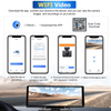 10.26" Wireless Dual Dash Cam with Apple CarPlay & Android Auto – Front & Rear + 64GB Card