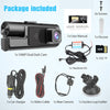 Wi-Fi 3-Channel Dash Cam 1080P HD + Hardwire Kit & 32GB