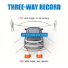 Triple Lens Dash Cam 1080P HD Front & Rear 4" Touch Screen