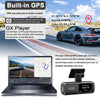 4K Dual Dash Cam Front & Rear Wi-Fi GPS + 64GB Card