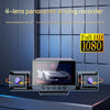 4-Channel 360° Dash Cam 1080P HD + 32GB Card