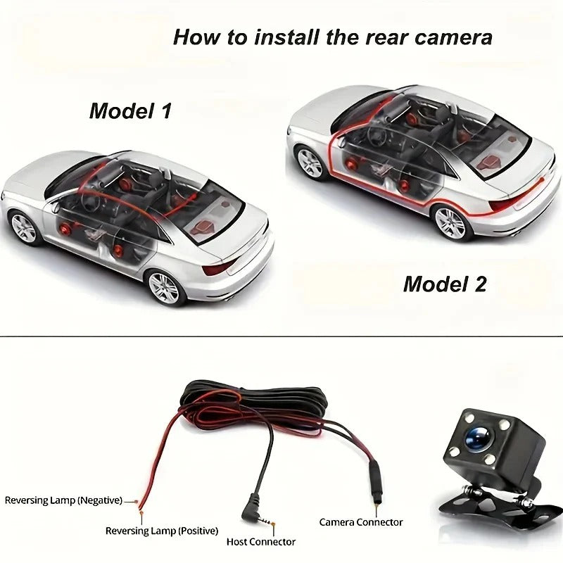 4-Channel 5G WiFi Dash Cam – 1080P FHD with 64GB Card