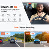 4K+2.5K Dual Dash Cam Front & Rear Wi-Fi GPS ADAS + 32GB