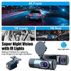 3-Channel 4K+1K+1K Wi-Fi Car Dash Cam – Interior & Exterior Recording with 32GB Card