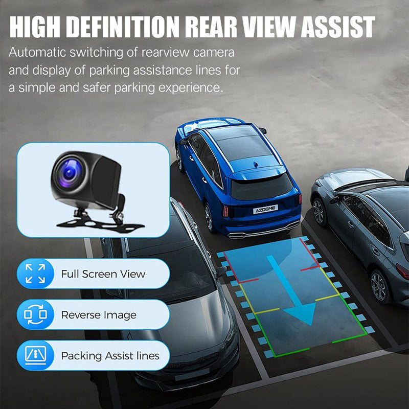 3-Channel 4K+1K+1K Wi-Fi Car Dash Cam – Interior & Exterior Recording with 32GB Card