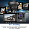 Wi-Fi 3-Channel Dash Cam 1080P Full HD + 32GB Card