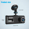Wi-Fi 3-Channel Dash Cam 1080P Full HD + 32GB Card