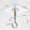 12PCS Heavy Duty Self-Adhesive Stainless Steel Hooks – Closed