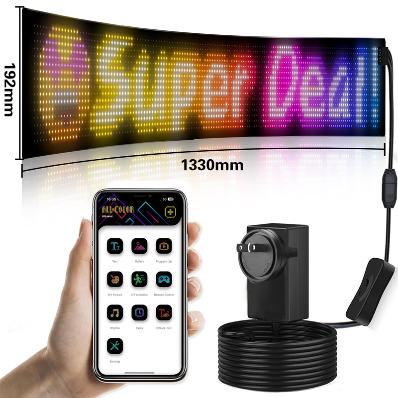 Flexible LED Matrix Panel IP65 – App Controlled