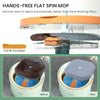 Microfiber Round Mop & 360° Spin Bucket – Light Green
