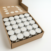 400pcs Tealight Candles – 9 Hour Burn, Smokeless Crystal Wax