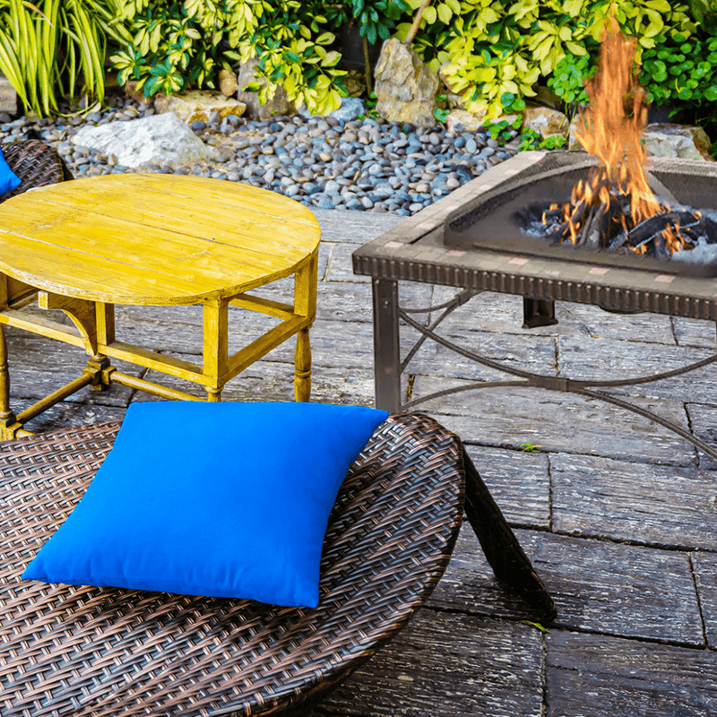 30" Square Slate Tile Fire Pit – Outdoor Patio Heater