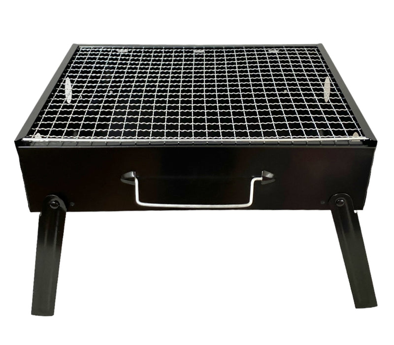 Mini Portable Foldable Charcoal BBQ Grill – Matte Black