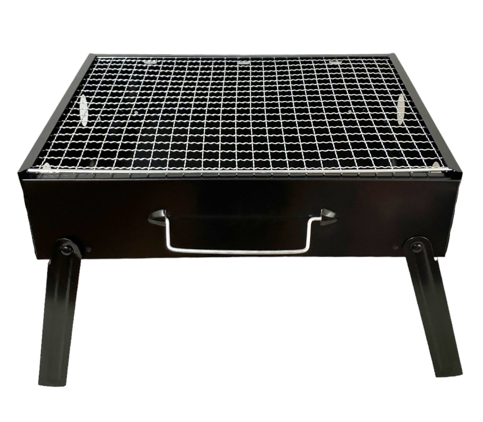 Mini Portable Foldable Charcoal BBQ Grill – Matte Black