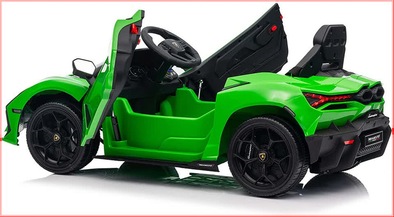Lamborghini Revuelto Licensed 12V Ride-On Car with Remote – Green