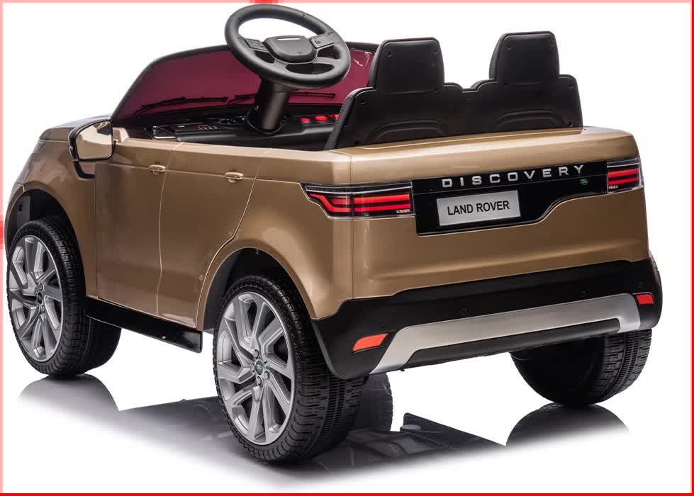 Kids Electric Ride-On Car – Land Rover Licensed (12V, Champagne)