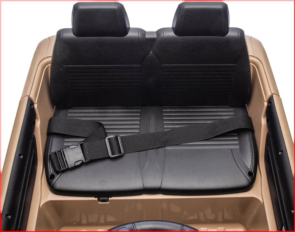 Kids Electric Ride-On Car – Land Rover Licensed (12V, Champagne)