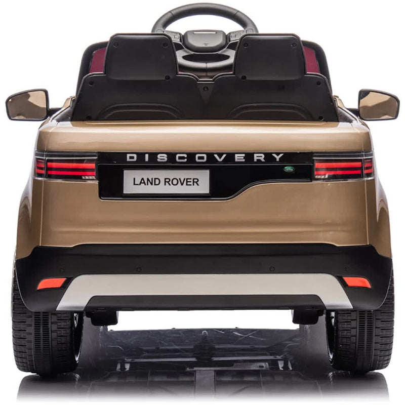 Kids Electric Ride-On Car – Land Rover Licensed (12V, Champagne)