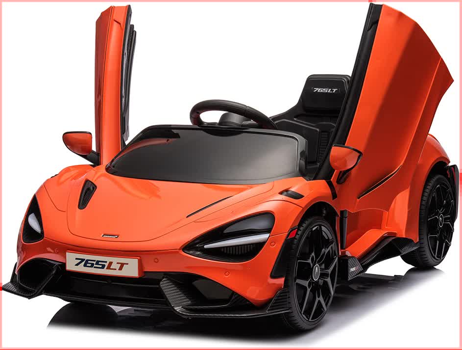 12V Licensed McLaren 765LT Kids Electric Ride-On Car