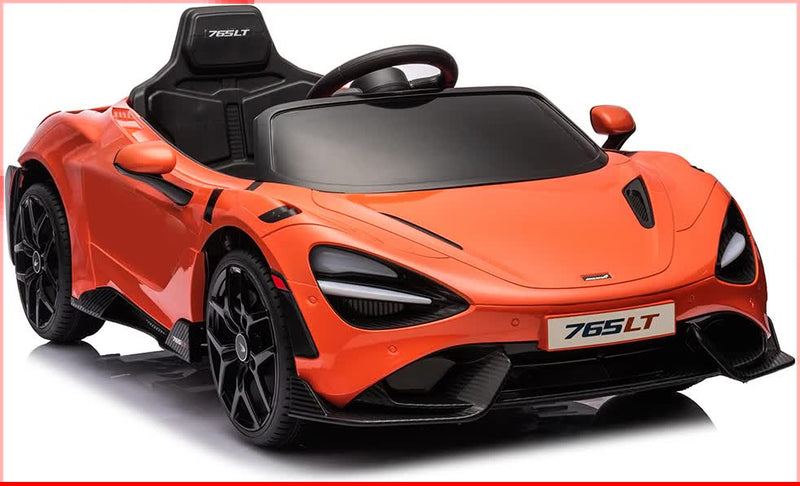 12V Licensed McLaren 765LT Kids Electric Ride-On Car