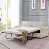 PHEBE 3‑Seater Corduroy Sofa Bed (Cream)