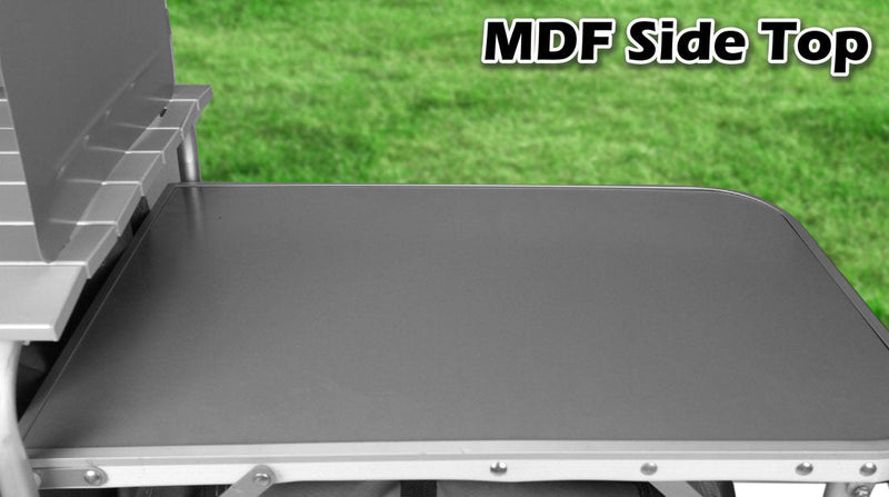 Deluxe Aluminium Foldable Camping Kitchen & Picnic Bench Table with Windshield