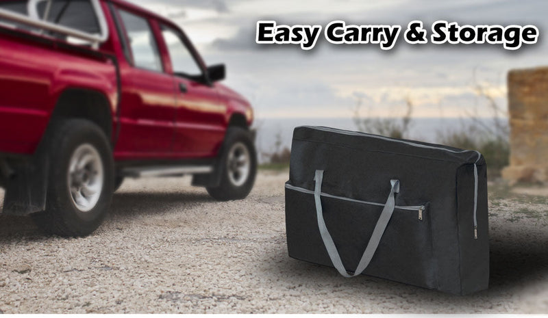 Deluxe Aluminium Foldable Camping Kitchen & Picnic Bench Table with Windshield