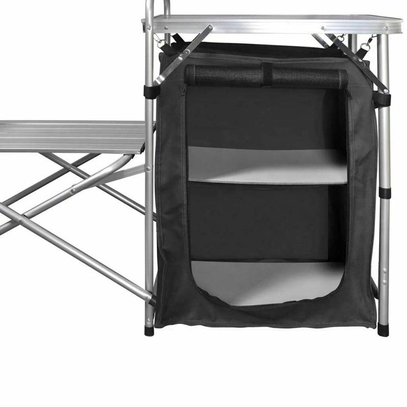 Portable Camping Kitchen Bench Table – Windshield
