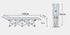 Camping Portable Stretcher Single – Foldable Bed & Recliner Mat (Grey)