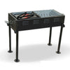 Portable Outdoor Mangal BBQ Grill – Charcoal Shish Kebab & Shashlik Cooker