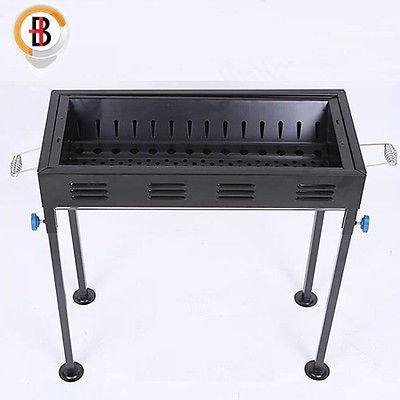 Portable Outdoor Mangal BBQ Grill – Charcoal Shish Kebab & Shashlik Cooker