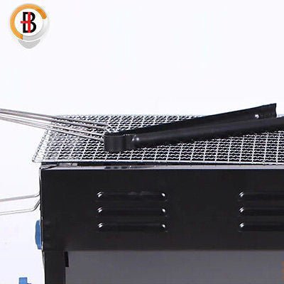 Portable Outdoor Mangal BBQ Grill – Charcoal Shish Kebab & Shashlik Cooker
