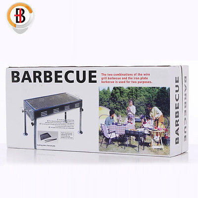Portable Outdoor Mangal BBQ Grill – Charcoal Shish Kebab & Shashlik Cooker