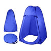 Pop Up Portable Privacy Shower Tent & 20L Camping Water Bag – Blue