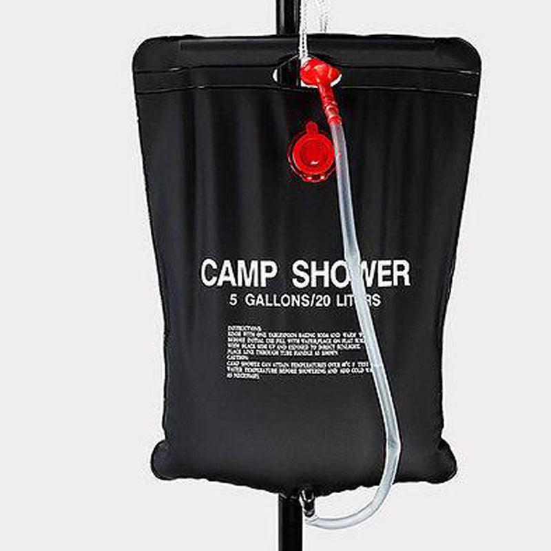 Pop Up Privacy Shower Tent with 20L Solar Water Bag – Green