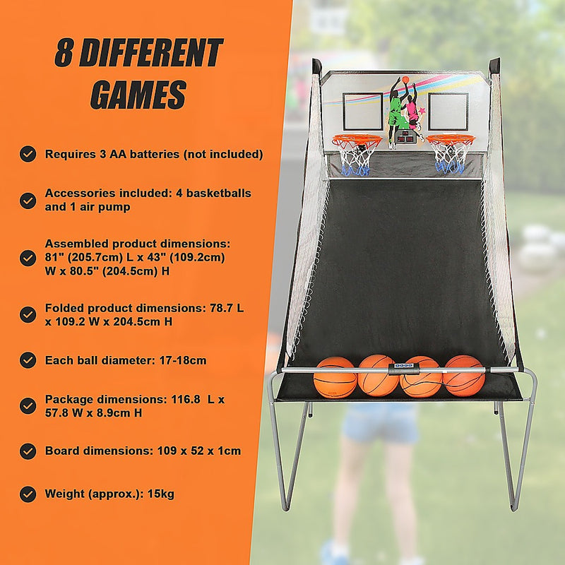 Arcade Basketball Game – 2 Player Electronic Sports