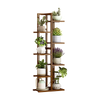 6-Tier Vertical Bamboo Plant Stand – Staged Flower Shelf Rack