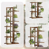 6-Tier Vertical Bamboo Plant Stand – Staged Flower Shelf Rack