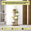 6-Tier Vertical Bamboo Plant Stand – Staged Flower Shelf Rack